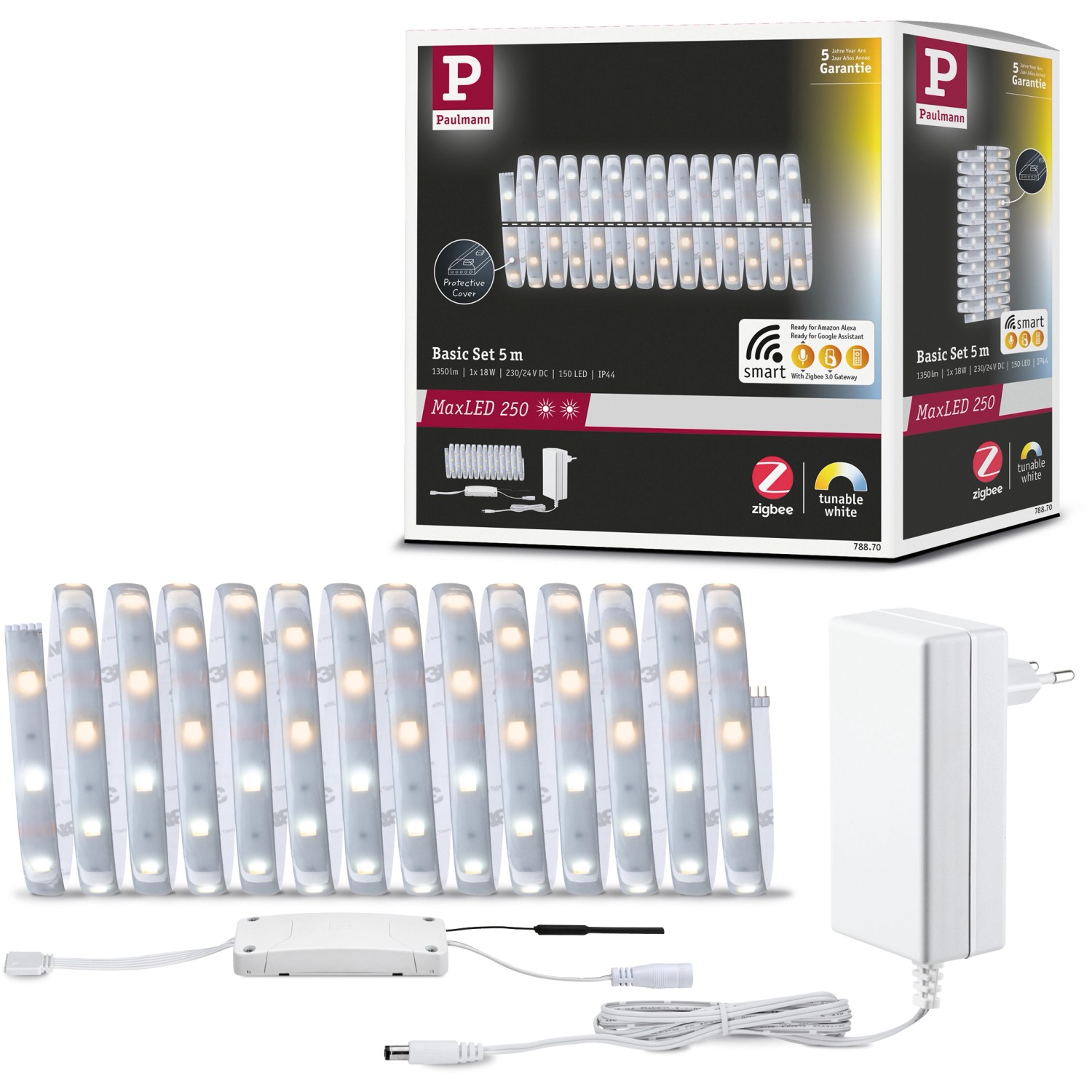 Paulmann MaxLED 250 Basisset IP44 CCT ZigBee 5m günstig online kaufen