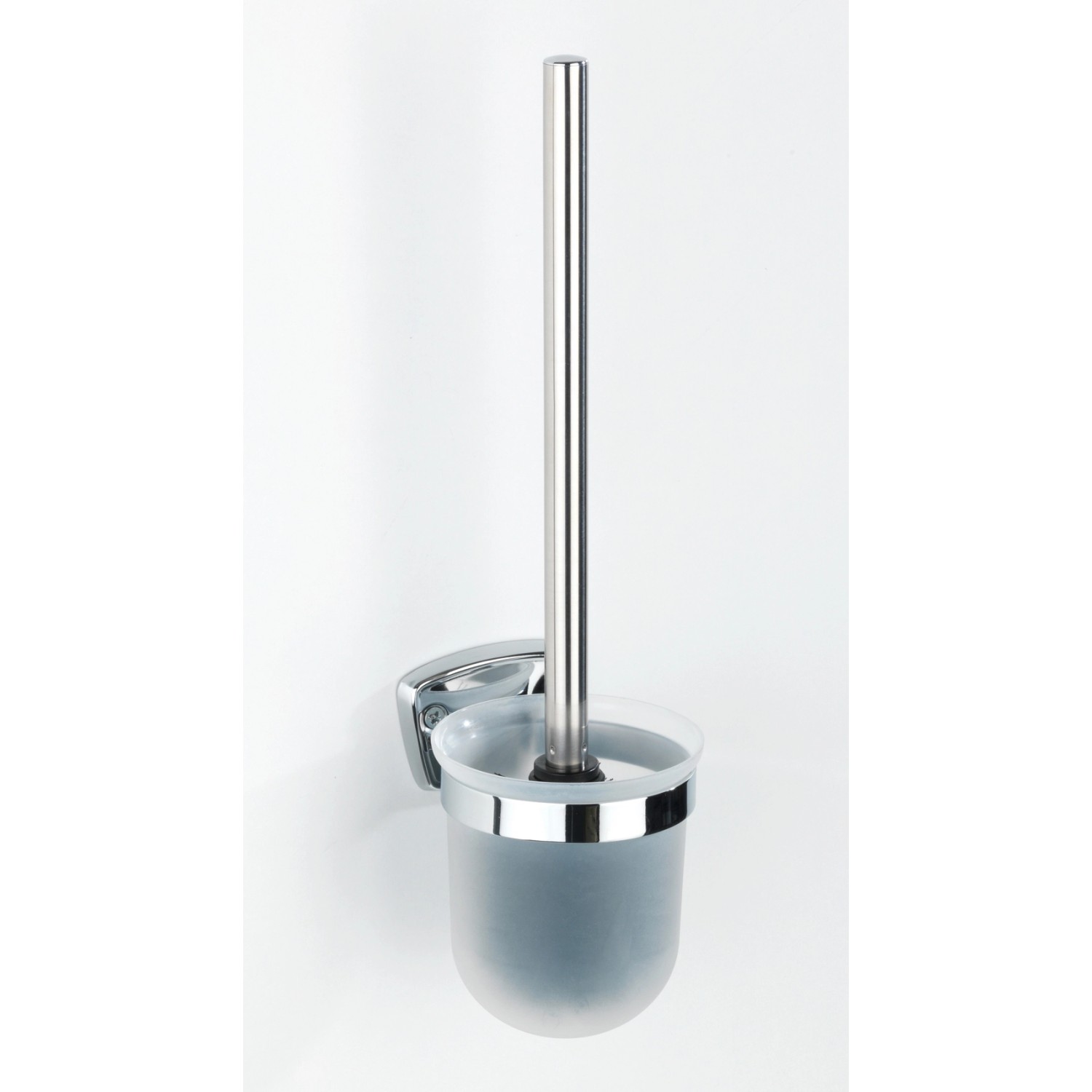 Wenko WC-Garnitur Basic Edelstahl10 x 37 x 11.5 cm Glänzend