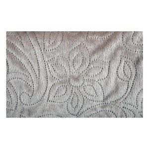 Bestlivings Sesselschoner gesteppt, 160x150 cm, hellgrau, Detailansicht des Musters.