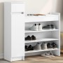 vidaXL Schuhschrank Weiß 100,5x28x100 cm Holzwerkstoff 840422_2