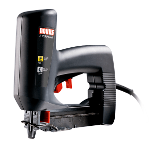 Novus Elektrotacker J-165 Panel für Profilholzkrallen und Zierleisten.