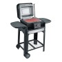 Severin Standgrill PG 8139 Sevo Smart Control GTS mit geöffnetem Deckel und Ablageflächen.