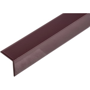 Alberts Winkelprofil, ungleichschenklig, Aluminium, Dark Berry, 2000mm lang.