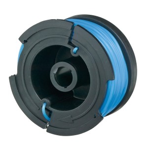 LUX Ersatzspule T 155 mit blauem Trimmerfaden, 1.5 mm x 10 m für Rasentrimmer.