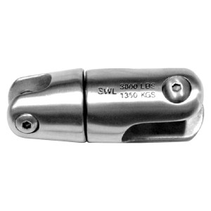 Seilflechter Ketten Ankerverbindung, Edelstahl, für 10-12mm Ketten. Robuster Ankerwirbel.