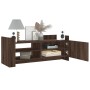 VidaXL TV-Schrank in Braun Eichen-Optik (100x35x40 cm) aus Holzwerkstoff mit Stauraum.