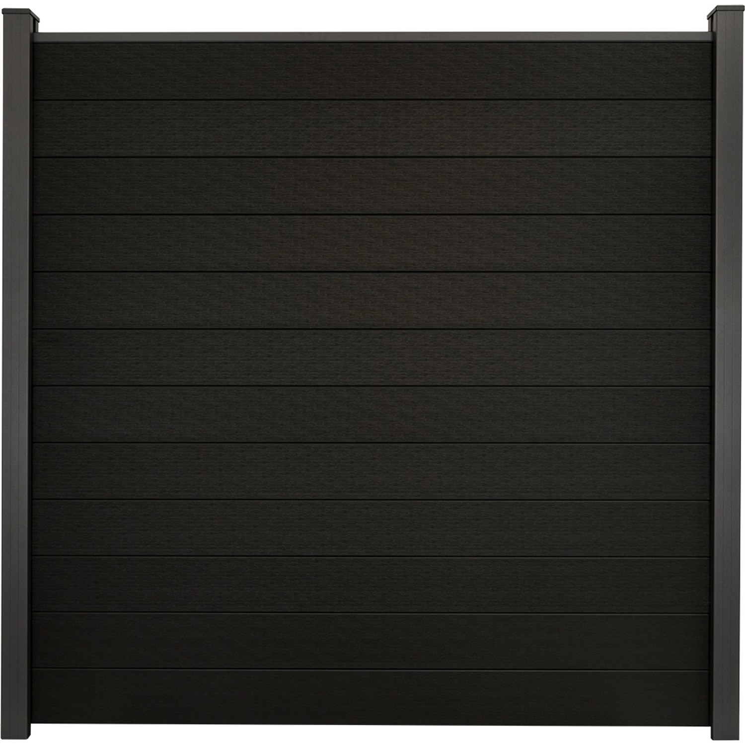 GroJa Solid Steckzaunsystem 180 x 180 cm Schwarz günstig online kaufen