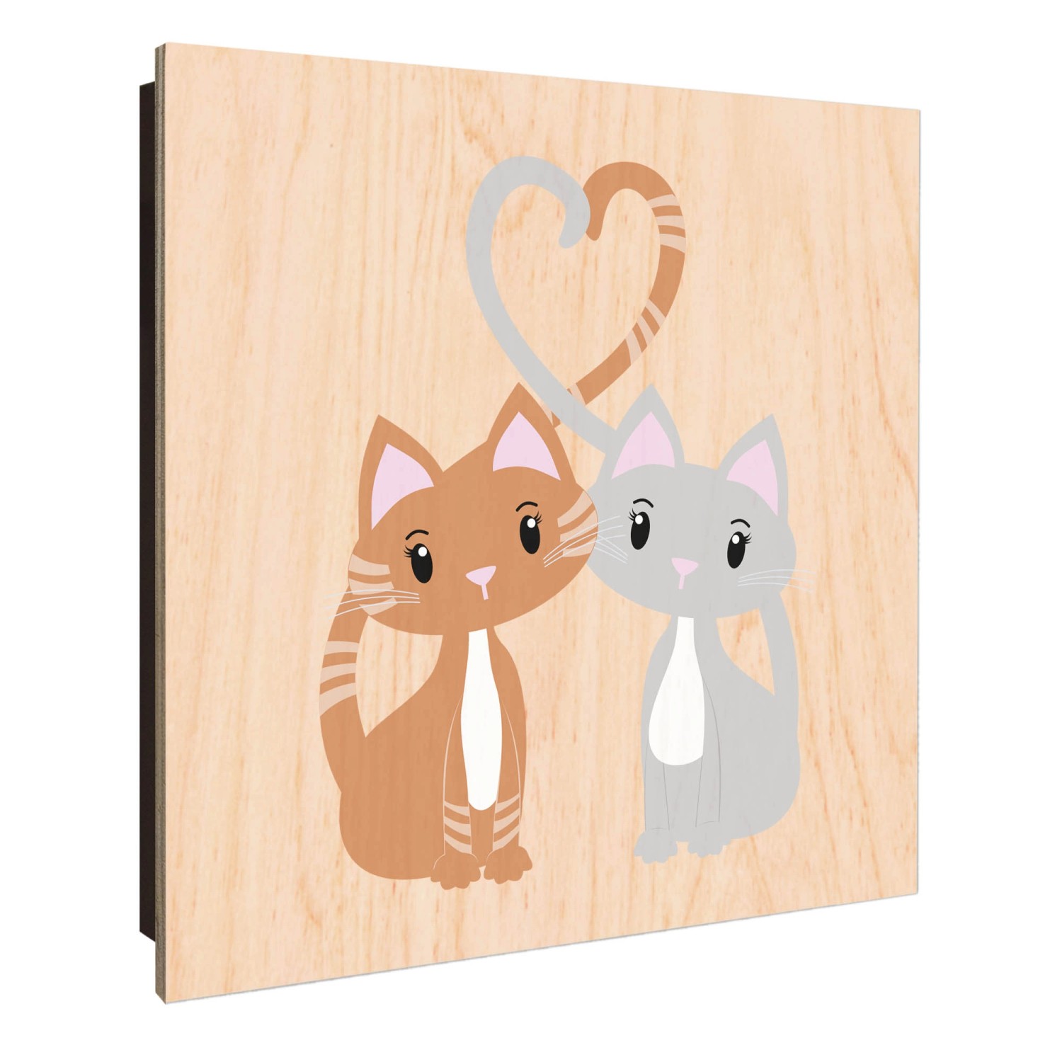 Banjado Großer Schlüsselkasten Holz 30x30cm Schwarz Scharnier Links 50 Hake günstig online kaufen