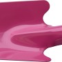 Pinke Blumenkelle aus Stahl, ein Gartenhandgerät zum Ein- und Umpflanzen.