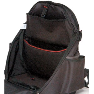 Offener Stanley Werkzeugrucksack 1-95-611 mit vielen Fächern.