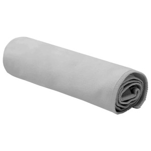 vidaXL Sporthandtücher 2 Stk Grau 50 x 30 cm Polyester und Polyamid 42011467