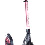 Six Degrees Aluminium Scooter, rot, mit Klappmechanismus und Ständer. Sportliches Design für Kinder und Erwachsene.