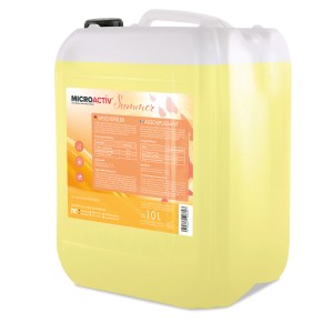Kanister Microactiv Summer Weichspüler, 10 Liter, gelb.