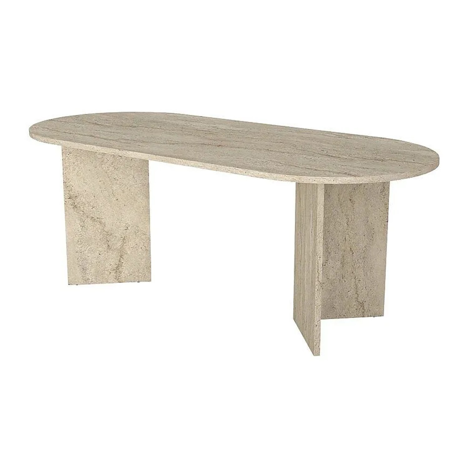 Vente-unique Esstisch Topania Beige 200 cm