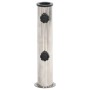 VidaXL Sonnenschirmständer, Edelstahl, silberfarben, für Mastdurchmesser 38/48 mm.