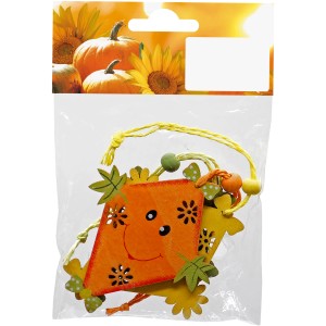 3-teiliges Set bunte Holzdrachen (7 cm) als Dekofiguren zum Aufhängen für die Herbstdeko.