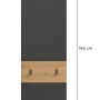 Inn.Furn Garderobenpaneel in Grau und Eiche 45 x 165 cm Cooper_9