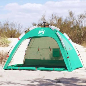 vidaXL Strandzelt 2 Personen Seegrün Quick Release Wasserdicht 4005303