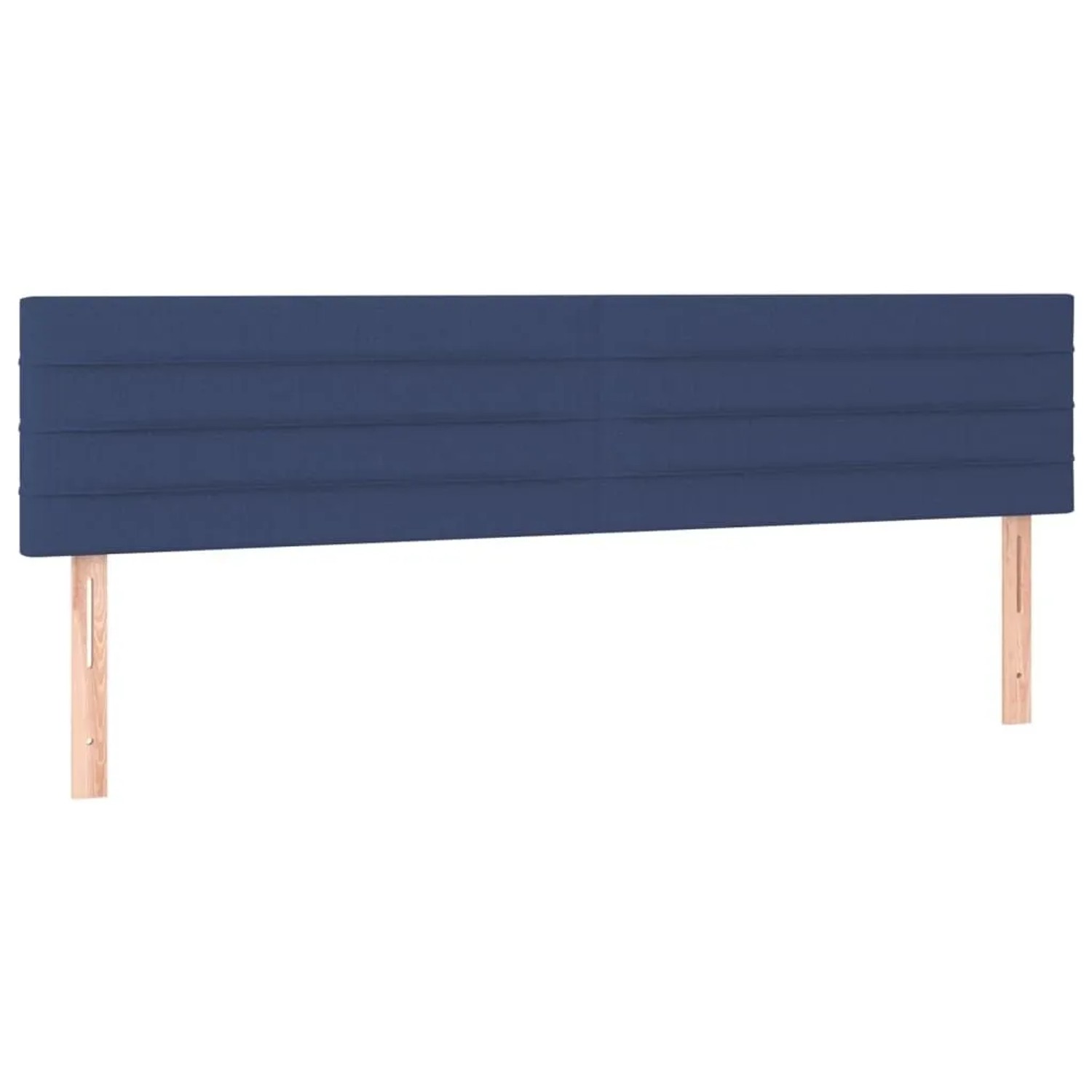vidaXL Kopfteile 2 Stk Blau 90x5x78/88 cm Stoff 346178