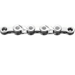 KMC 9-fach E-Bike Kette E9, 122 Glieder, silberfarben, für hohe Zugkraft.