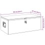 DELUKE Aluminiumbox Mit Deckel Abschließbar Alubox Deichselbox Alu Anhängerbox Werkzeugkiste Transportbox Metallkiste 90x47x33,5cm Silber_8
