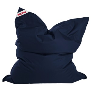 Blauer Sitting Point BigBag Brava Sitzsack (380 l) aus Jeansstoff.