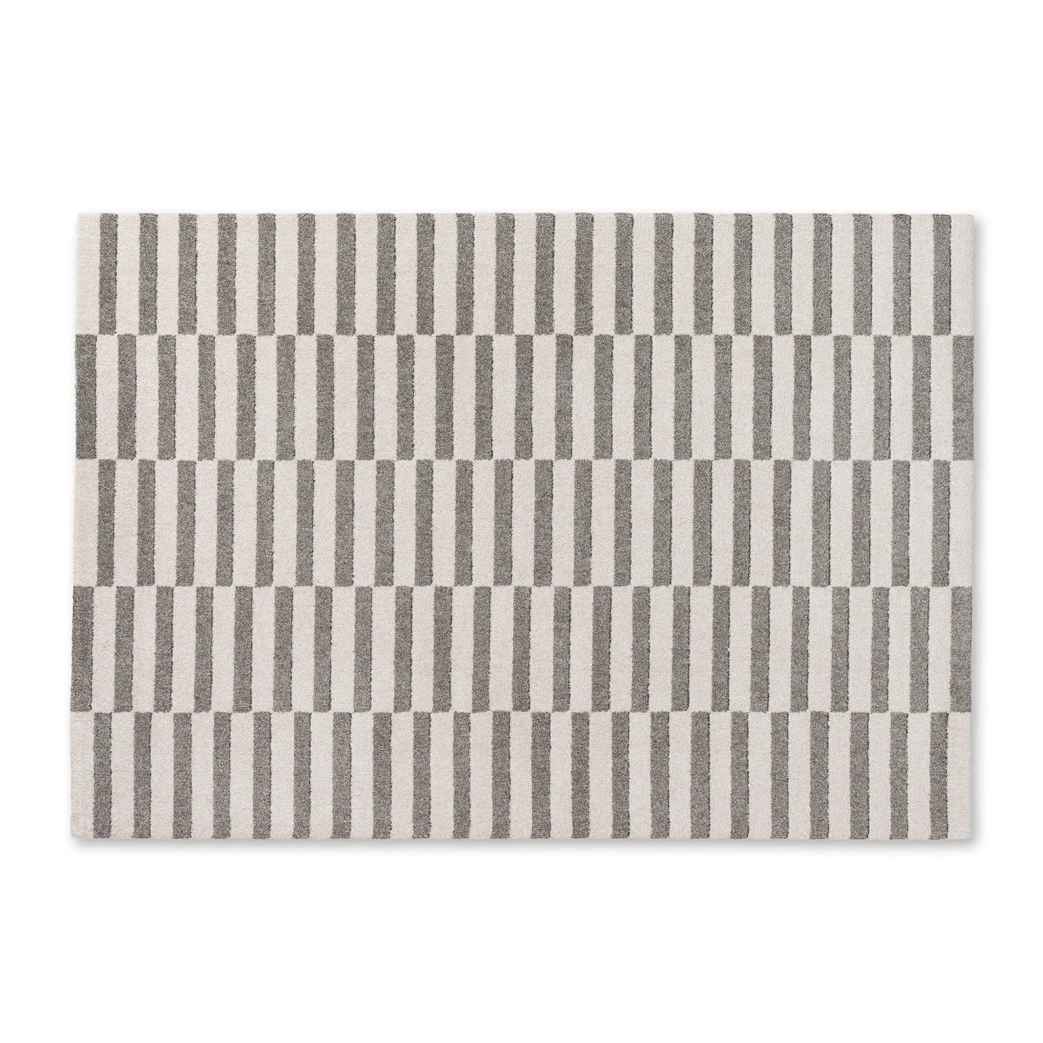 Schöner Wohnen Teppich Amaze Streifen 80 cm x 150 cm Dunkelgrau