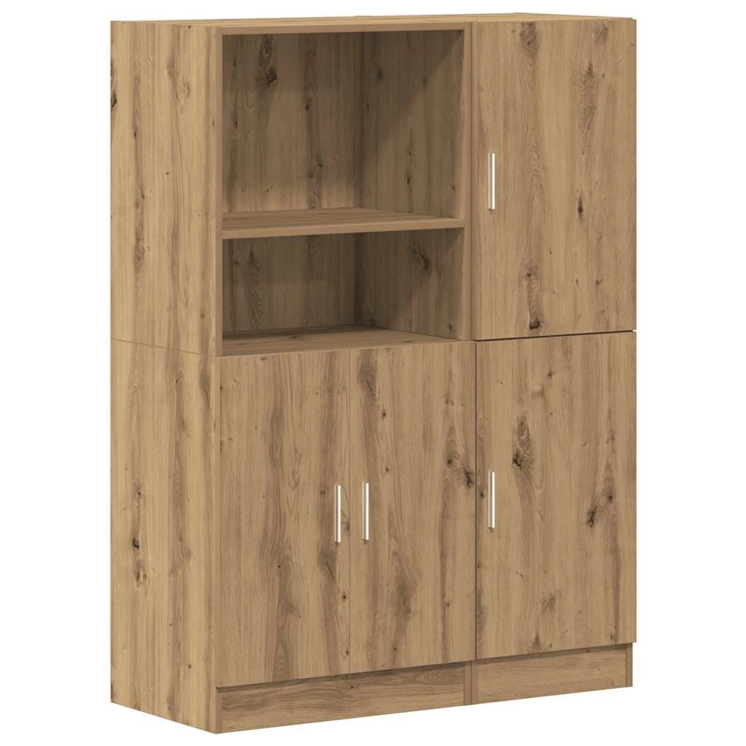 vidaXL 2-Tlg Küchenschrank-Set Artisan-Eiche Holzwerkstoff 3324150 günstig online kaufen
