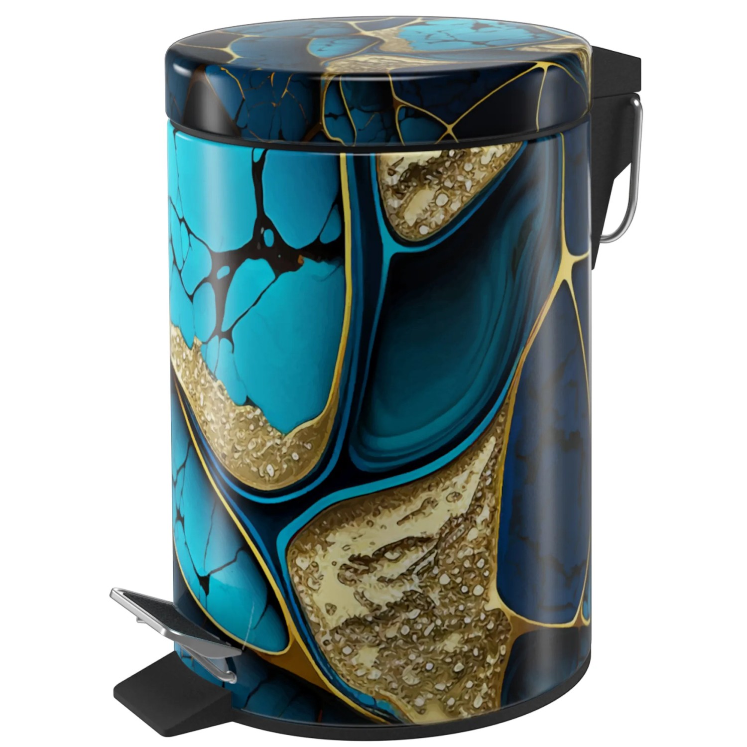 SANILO Kosmetikeimer Marmor Cobalt günstig online kaufen