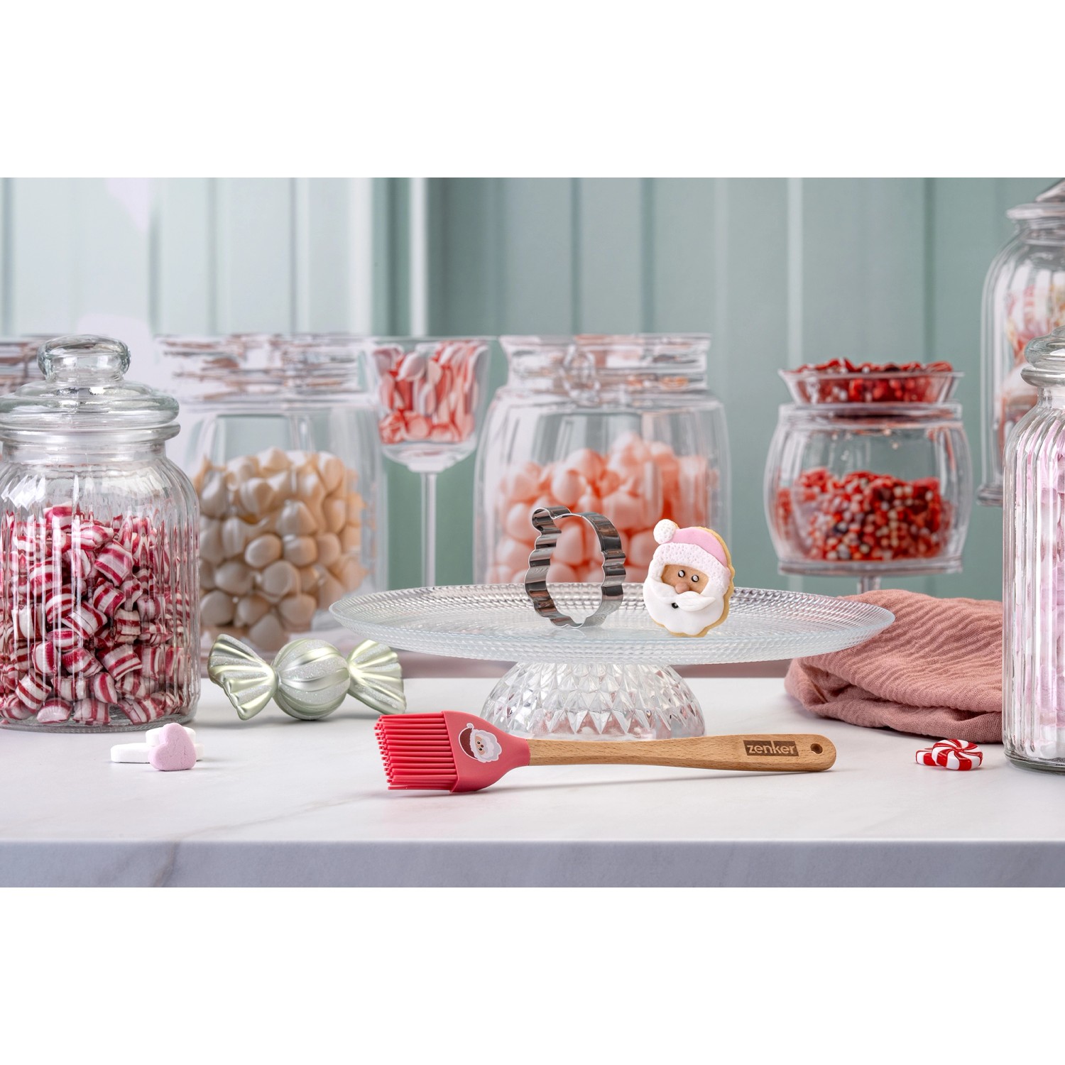 Zenker Teigschaber- und Ausstecher-Set Mehrfarbig 2-teilig 2-fach Sortiert_9