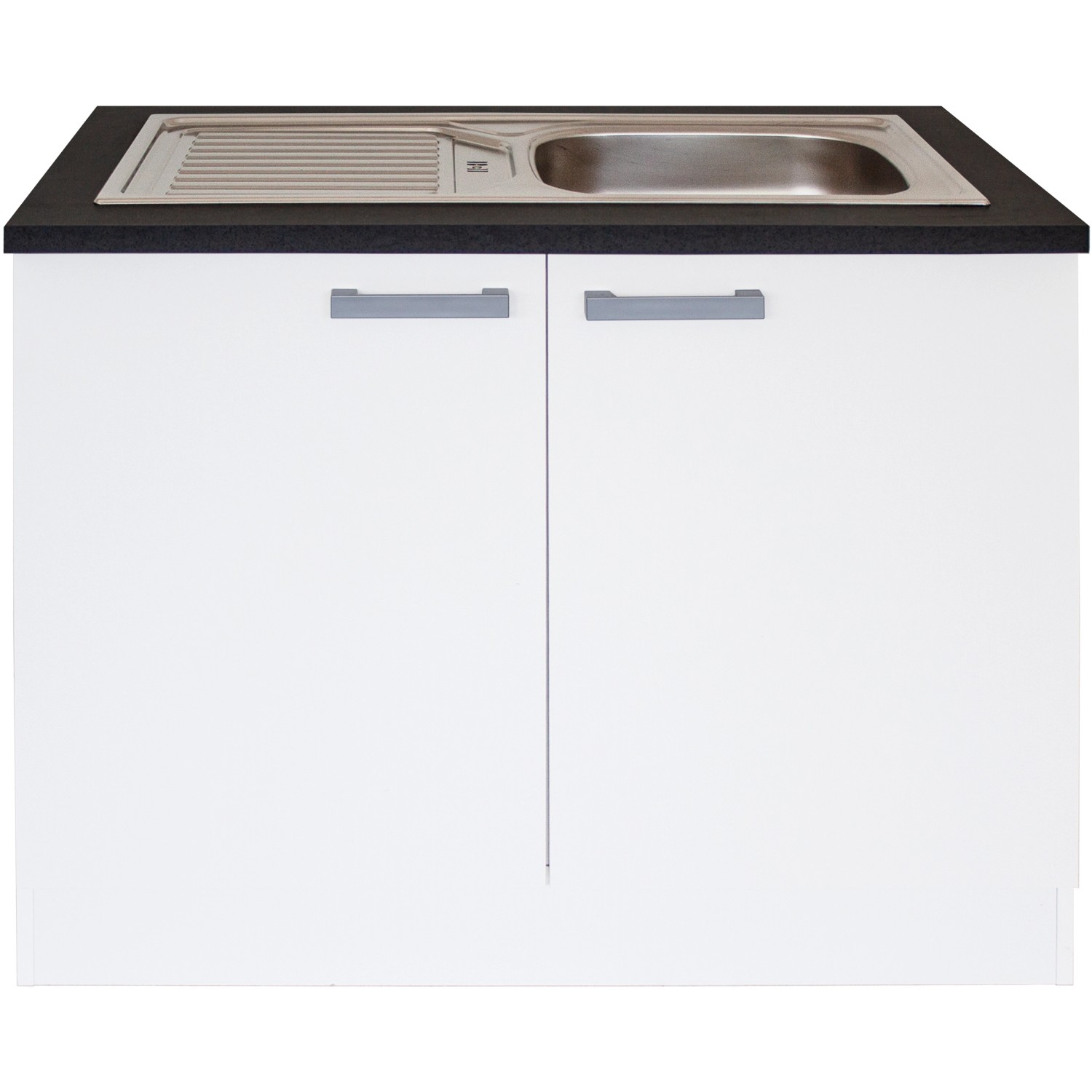 Optifit Spülenunterschrank mit Einbauspüle Salo214 100 cm x 84,8 cm x
