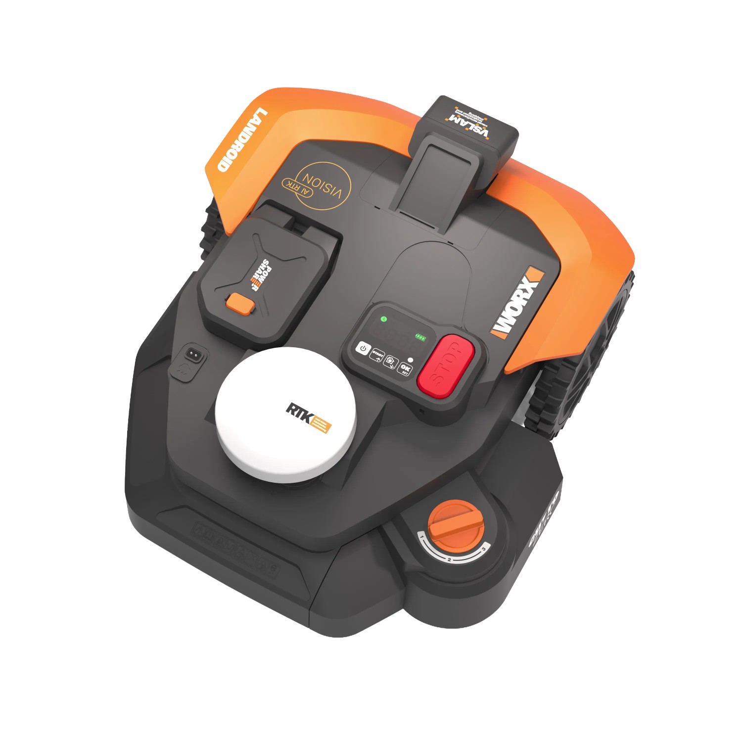 Worx Landroid Vision Mähroboter WR312E, Rasenroboter ohne Begrenzungskabel