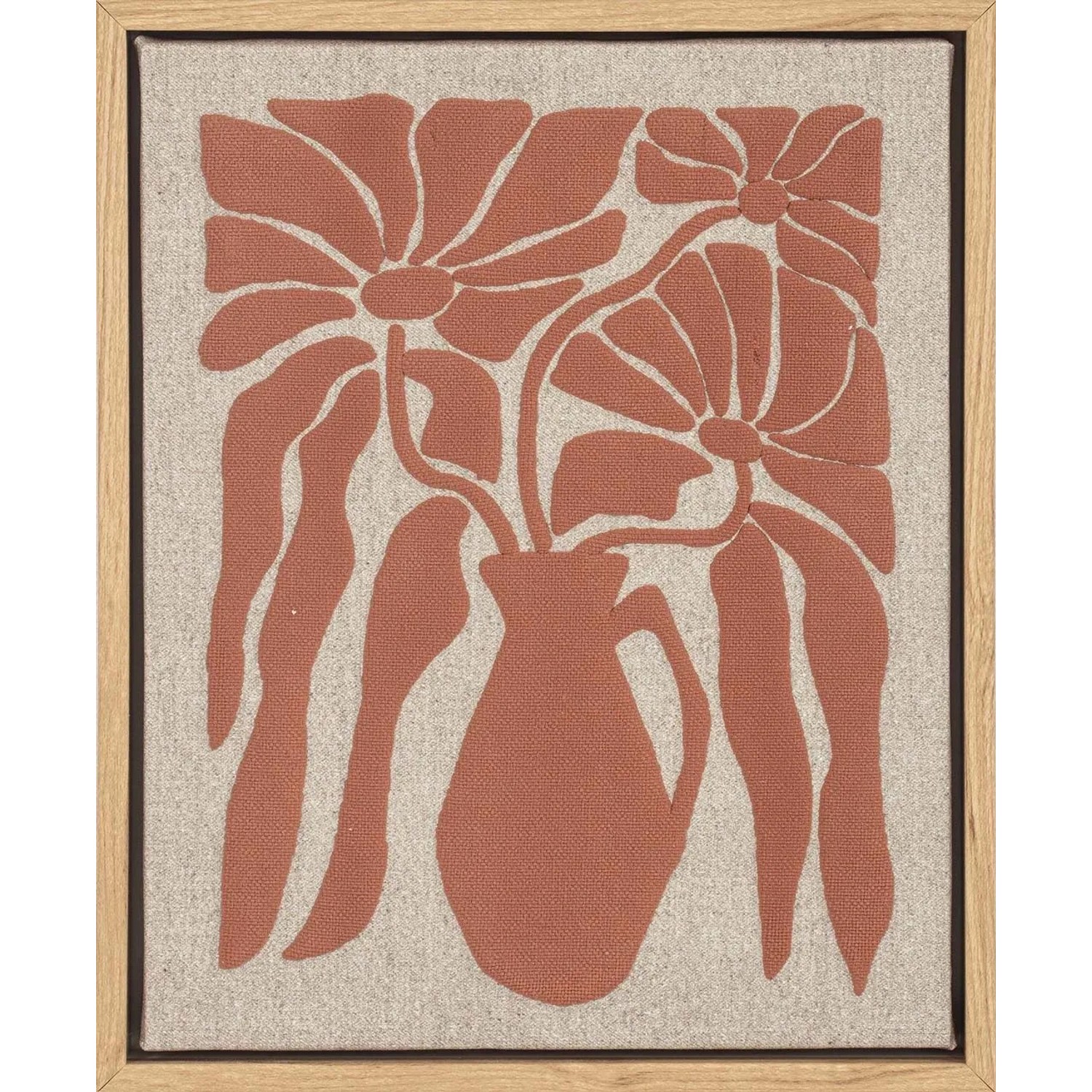 Art Universe Leinwandbild Red Flower Nap 18 x 22 cm