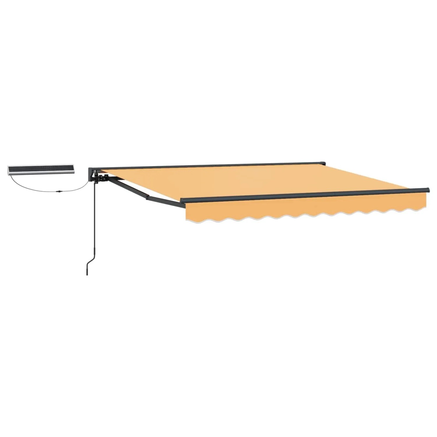 vidaXL Elektrische Ausziehbare Markise Sand 5 x 3 m 3426415