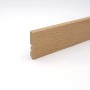 Sockelleiste MDF Flach 60 Eiche, 56x10x2400 mm, Detailansicht.