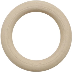 Glorex Holzring, 50mm, 4er-Set, FSC®-zertifiziert, für Bastelarbeiten und Dekorationen.