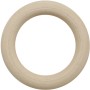 Glorex Holzring, 50mm, 4er-Set, FSC®-zertifiziert, für Bastelarbeiten und Dekorationen.