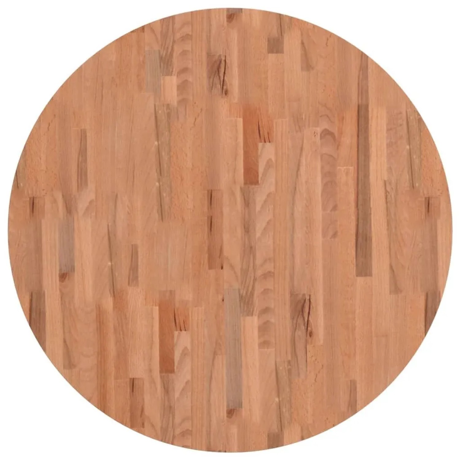 vidaXL Tischplatte Ø90x1,5 cm Rund Massivholz Buche 355933