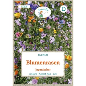 Grüne Fee Blumenrasen Japanischer Saatgut für einen farbenfrohen Blumenteppich.