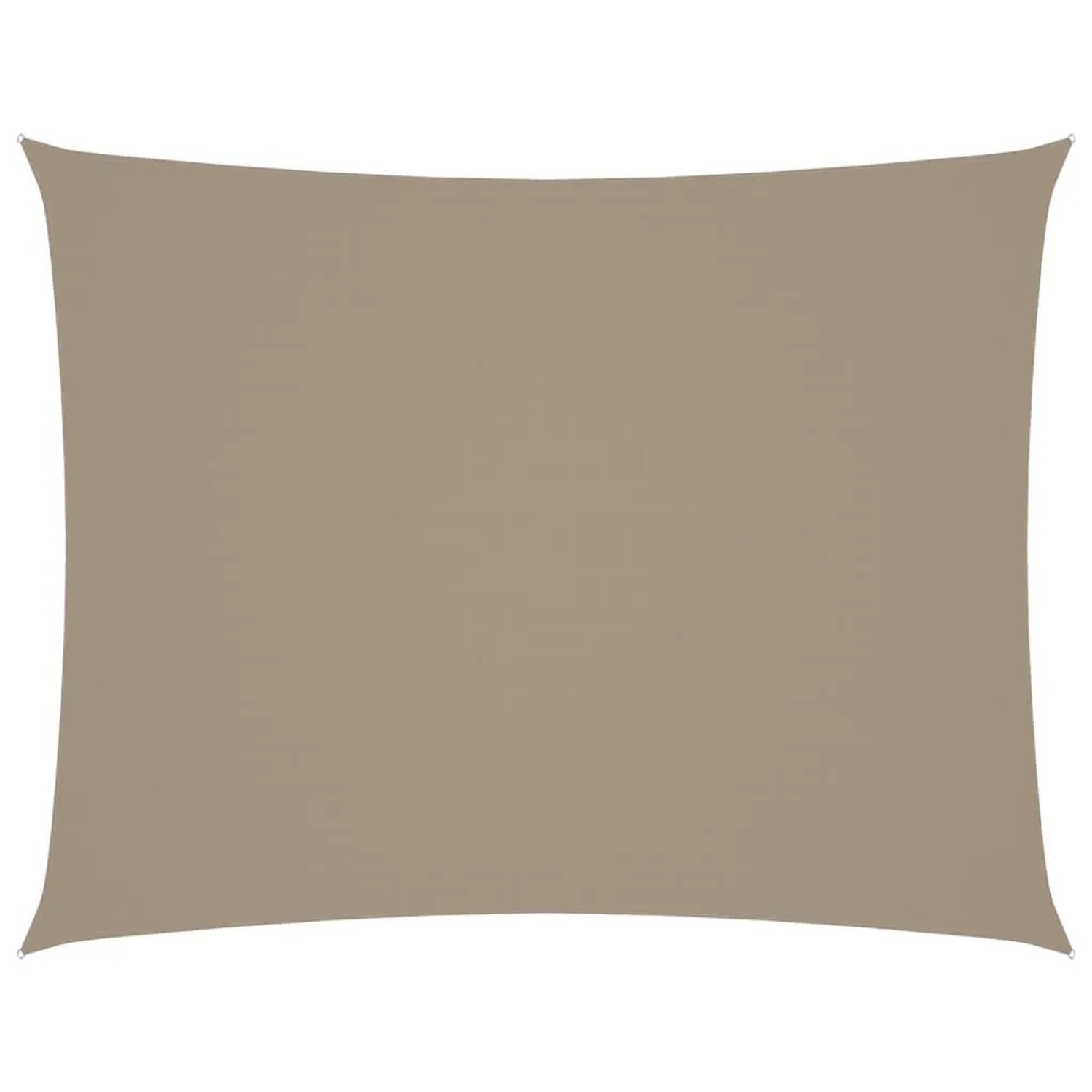 Furnicato Sonnensegel Oxford-gewebe Rechteckig 4x5 M Taupe