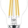 Klares Philips LED-Leuchtmittel E27 in Glühlampenform, 4W, 840lm. Energieeffiziente LED Lampe.