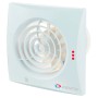 Weißer VENTS Axial-Abluftventilator Quiet 100 für Wand und Decke.