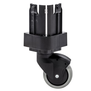 Eurobox Rollen-Adapter für 80x60 cm Boxen. Nachrüst-Set für Aufbewahrungsboxen, um diese mobil zu machen.