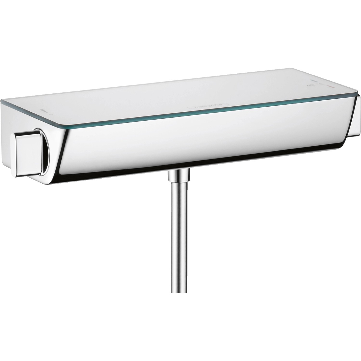 Hansgrohe Ecostat Select Brausethermostat Aufputz, weiß/chrom, für Dusche.