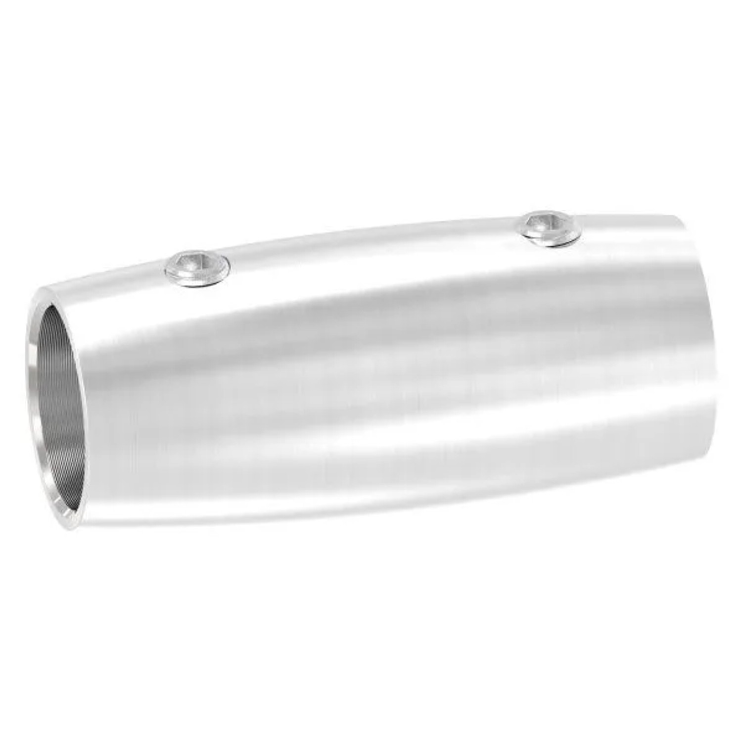 FeNau Stabverbinder V2A Für Ø 14 mm Rund L 45 mm Ø 20 mm Mit 2 Madenschrauben