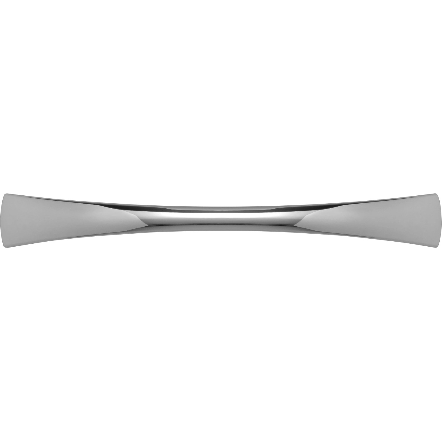 Siro Möbelgriff 2200, Chrom glänzend, 128mm Lochabstand, 5er-Set.