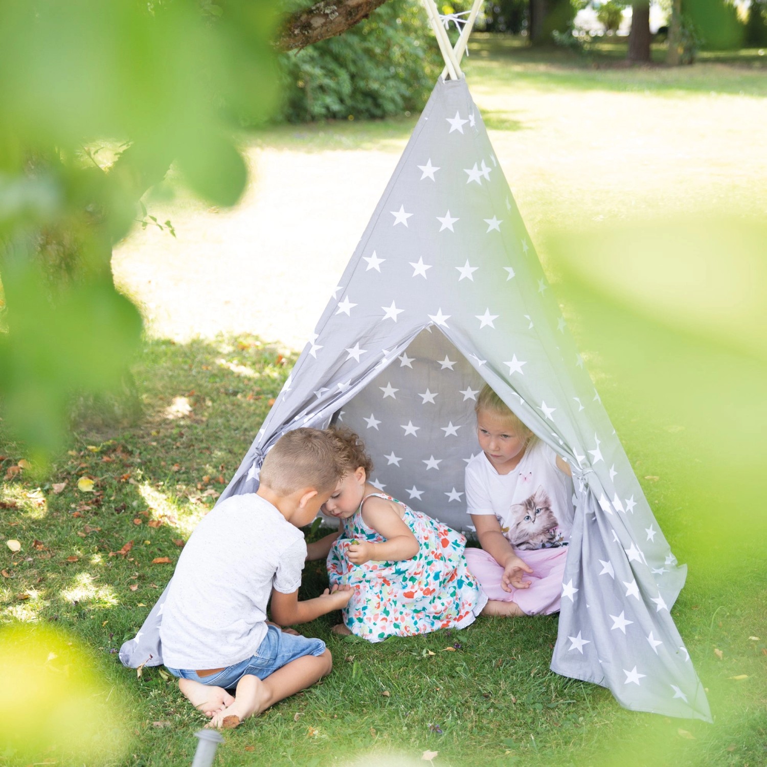 roba Spielzelt Little Stars mit Bodenunterlage und Tragetasche für Kinderzimmer und Outdoor_2