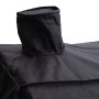 Schwarze Wetterschutzhaube für Taino Hero XXL Smoker Grillwagen.