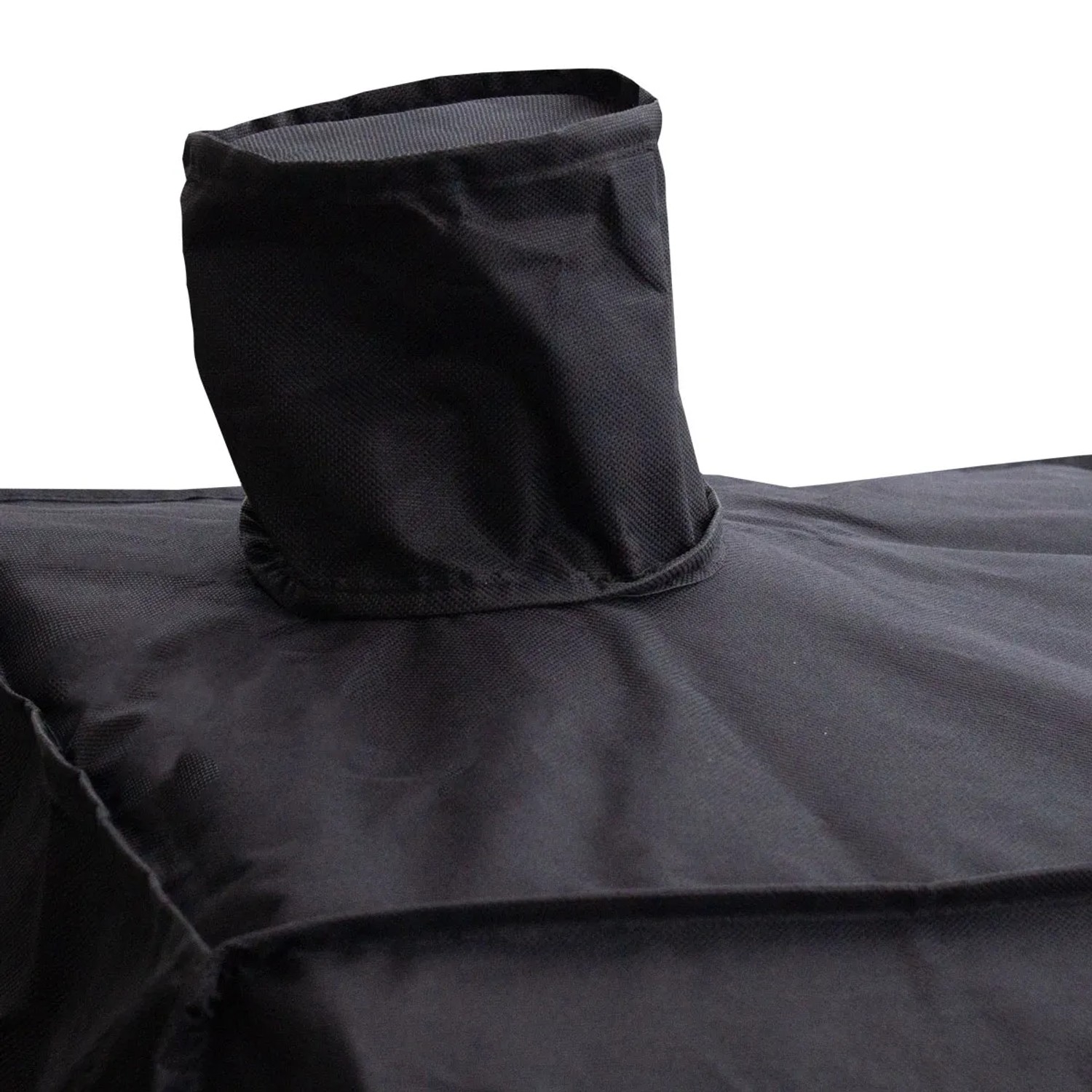 Schwarze Wetterschutzhaube für Taino Hero XXL Smoker Grillwagen.