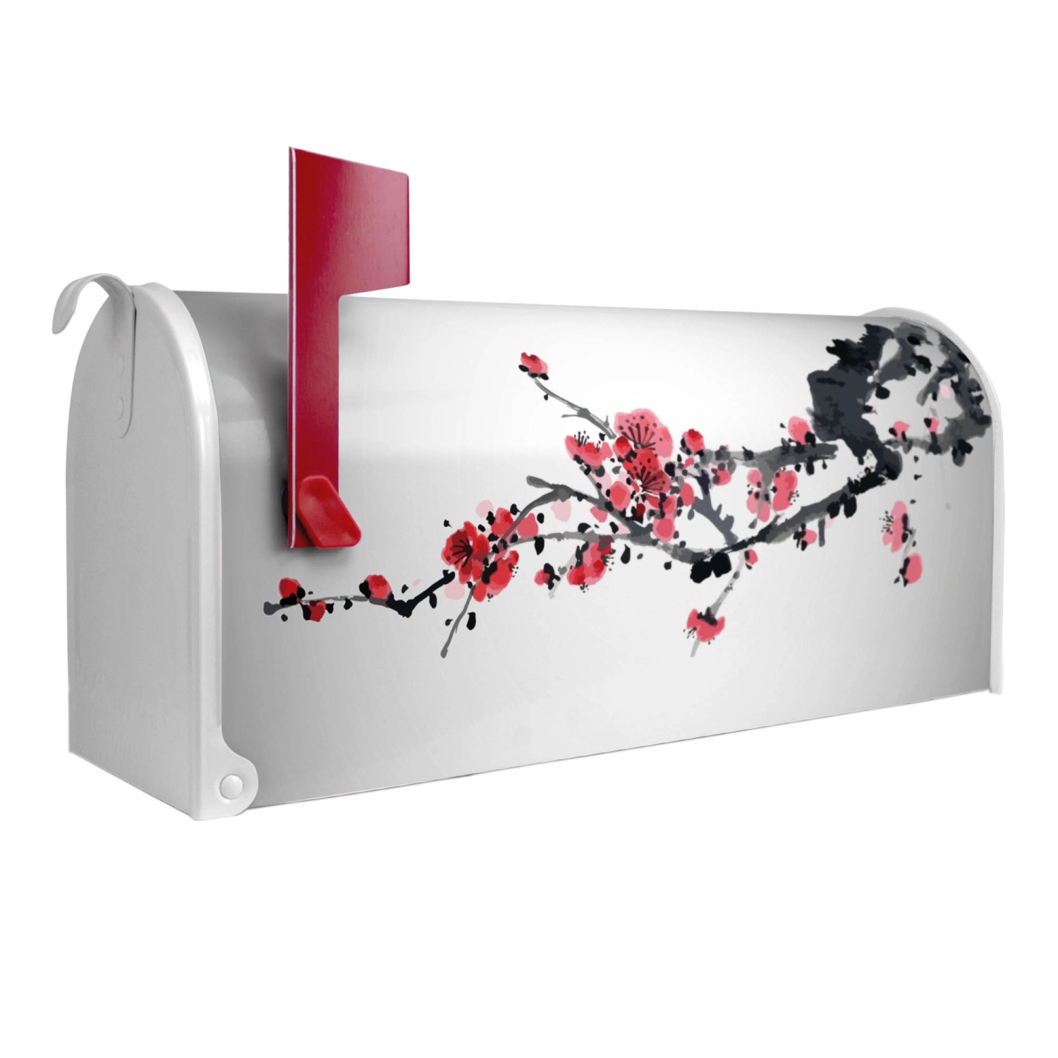 Banjado Amerikanischer Briefkasten Weiß 48x22x16cm US Mailbox Letterbox Pos günstig online kaufen